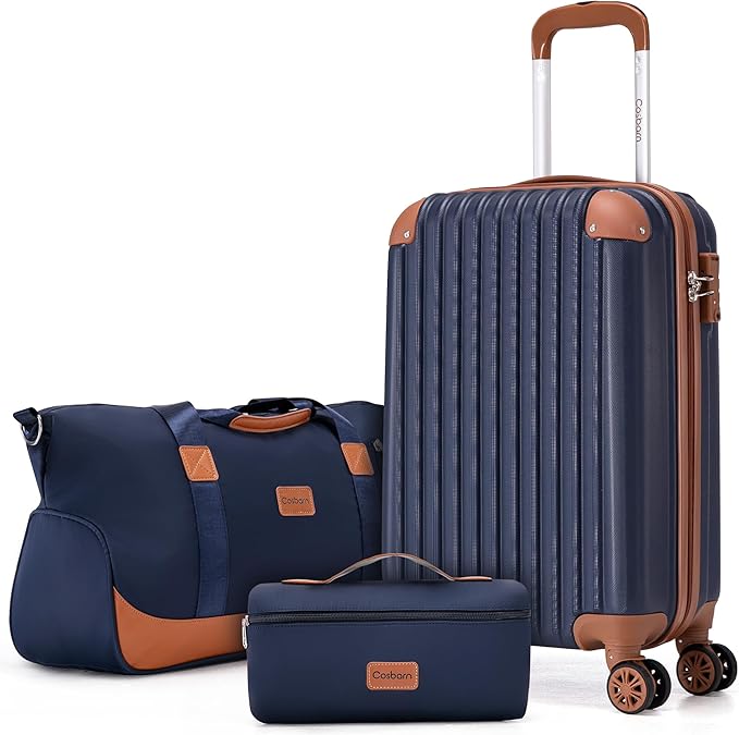 20in 3pc Luggage Set - Navy Blue