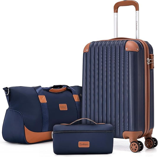 20in 3pc Luggage Set - Navy Blue