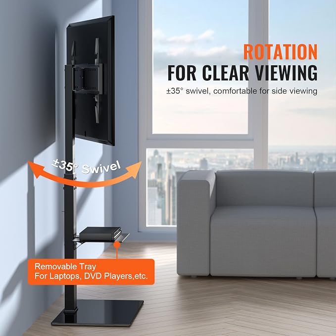 Adjustable TV Mount Floor Stand
