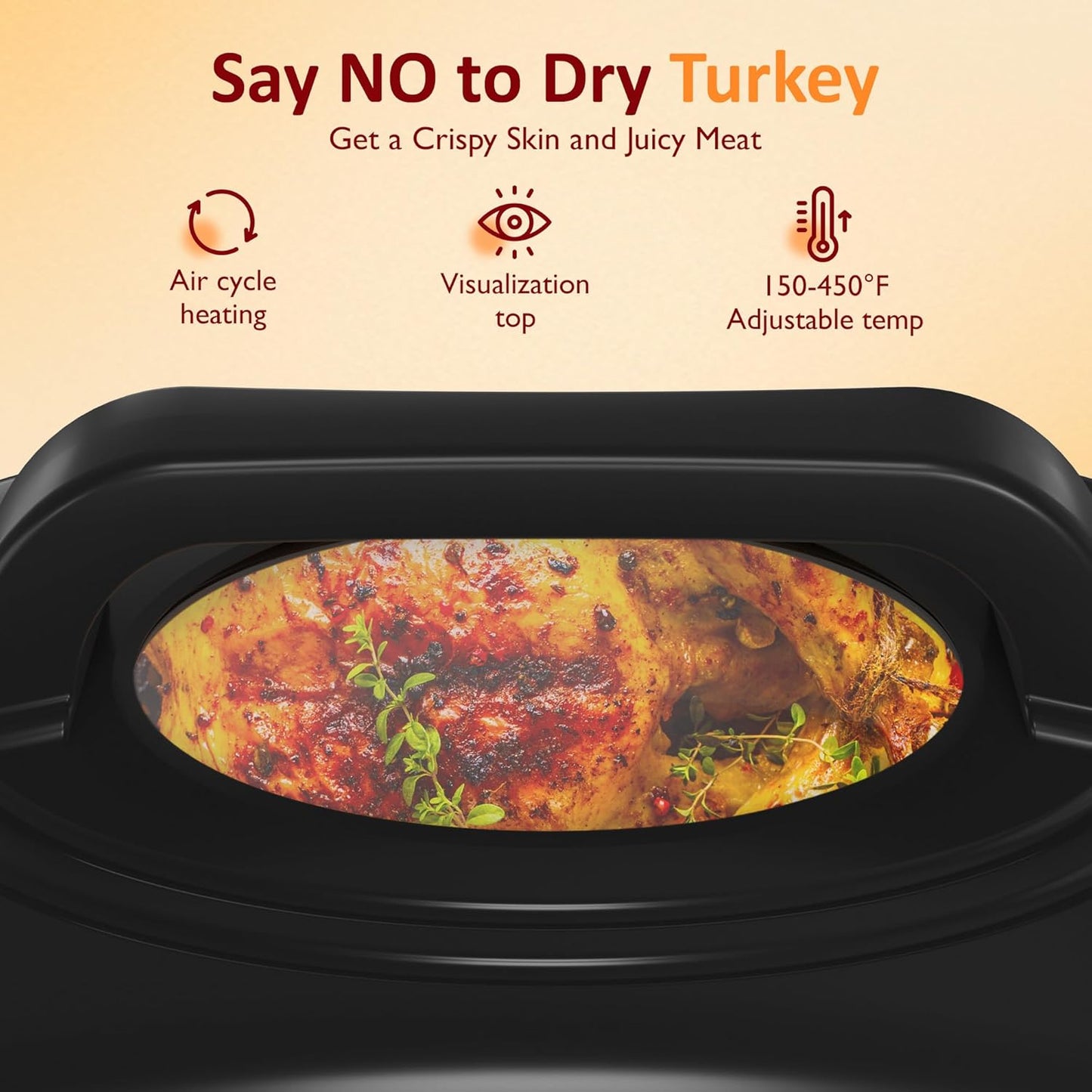 24 Quart Electric Turkey Roaster Oven