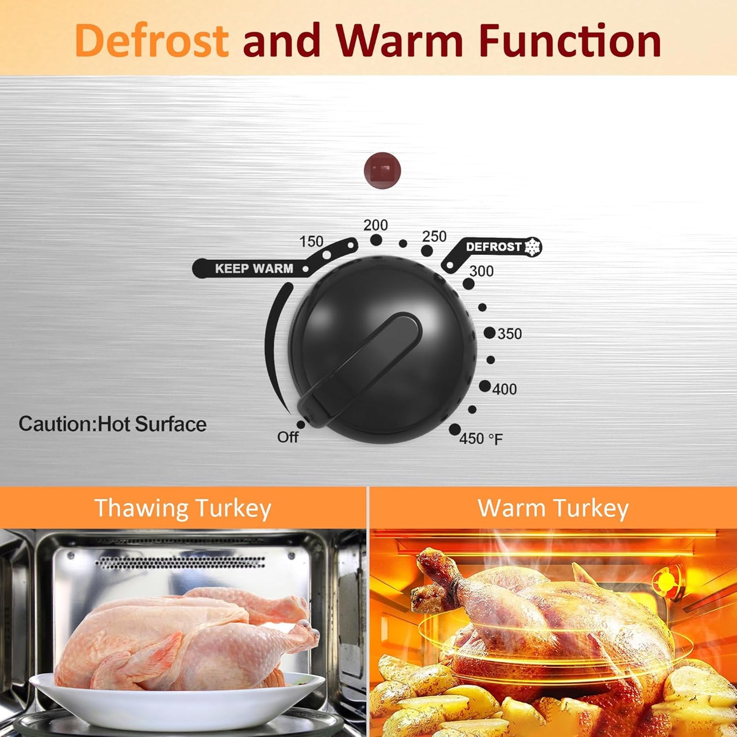 24 Quart Electric Turkey Roaster Oven