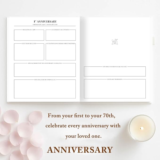 Wedding Memory Book | Anniversary Journal