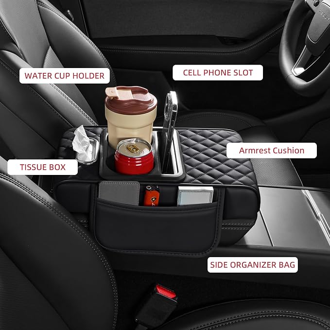 Center Console Cup Holder and Organizer