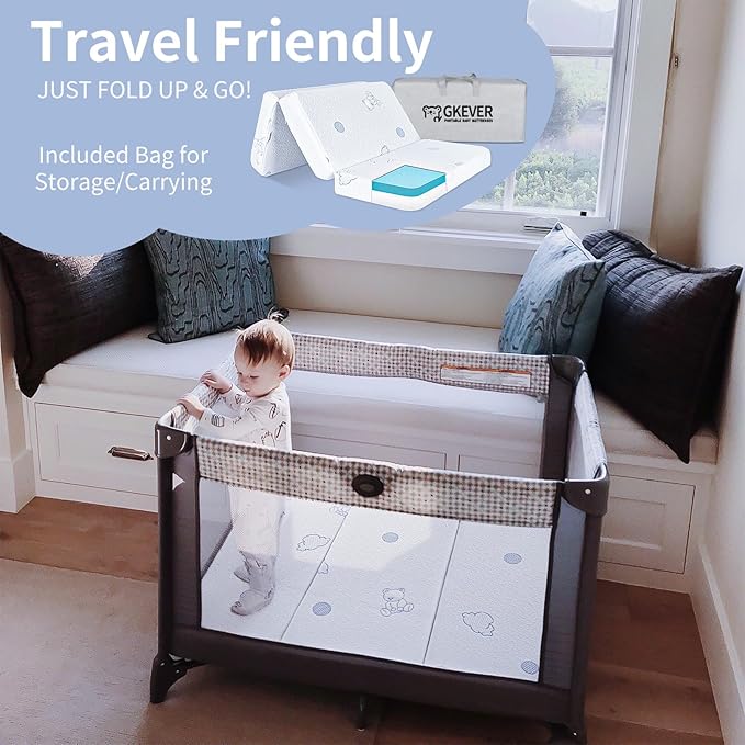 38x26inch Foldable Baby Mattress For Travel
