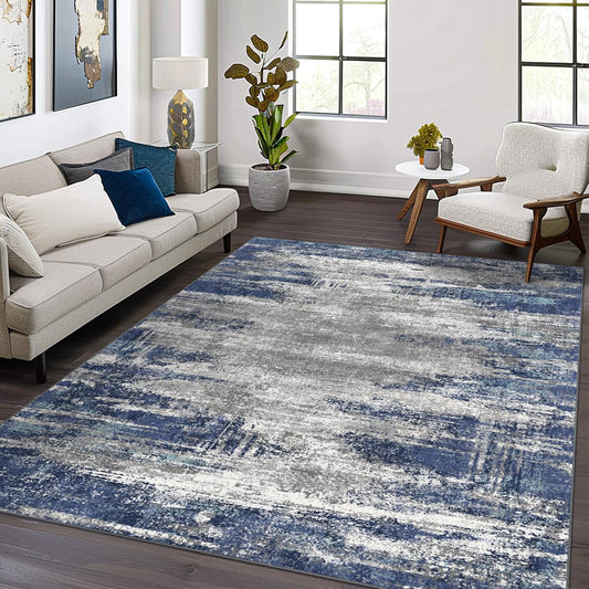 6x9ft Abstract Washable Area Rug