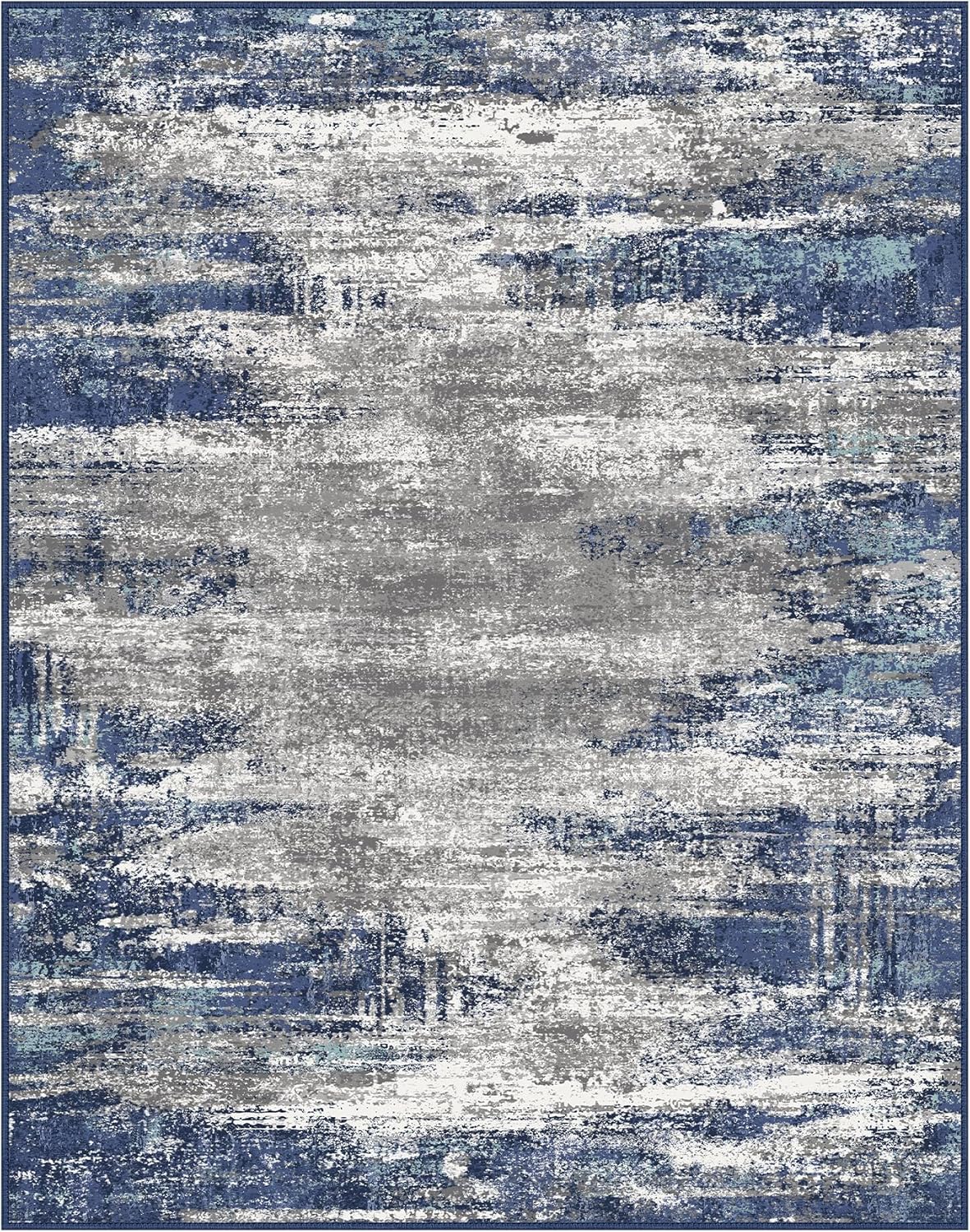 6x9ft Abstract Washable Area Rug