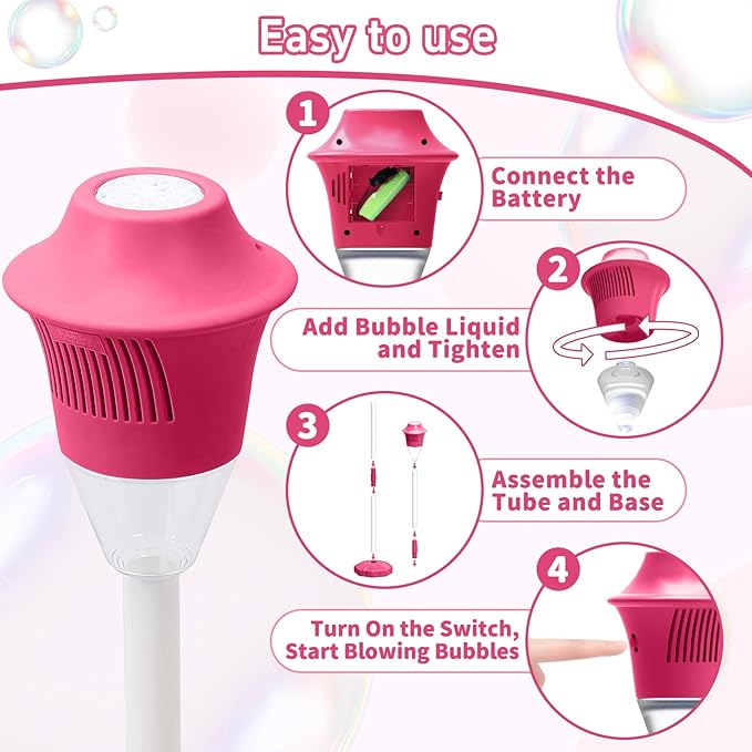 Kids Bubble Torch Lamp Toy