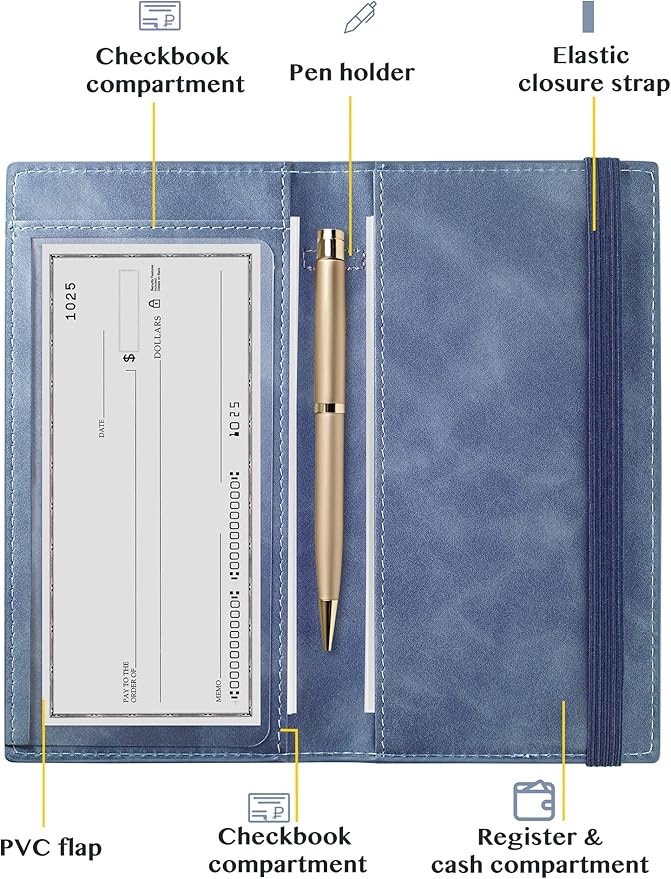 CASMONAL Checkbook Covers RIFD