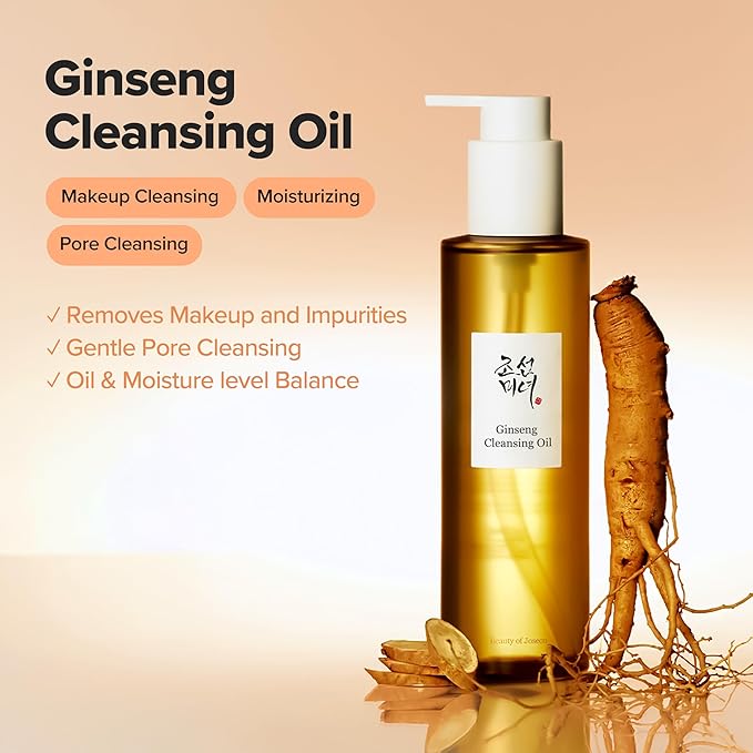 Waterproof Ginseng Cleansing Oil Makeup Remover - Sensitive Skin -210ml