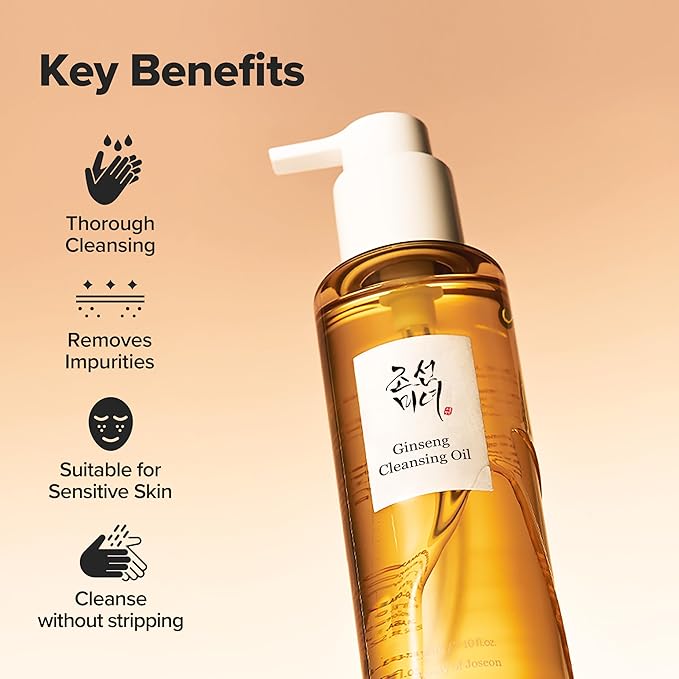 Waterproof Ginseng Cleansing Oil Makeup Remover - Sensitive Skin -210ml