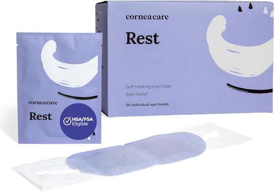 CorneaCare Rest - Self Heating Warm Compress for Dry Eyes