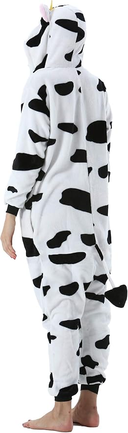Unisex Adult Cow Halloween Jumpsuit size Medium