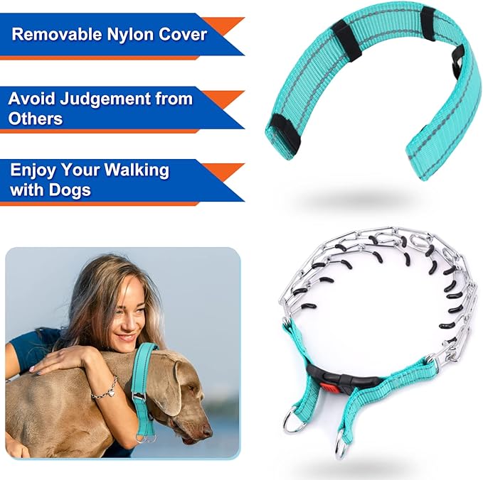 Adjustable Prong Collar For Medium Dogs