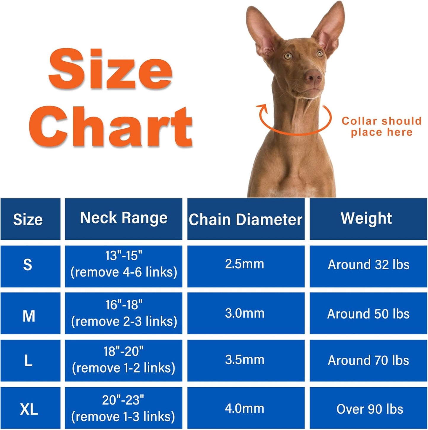 Adjustable Prong Collar For Medium Dogs