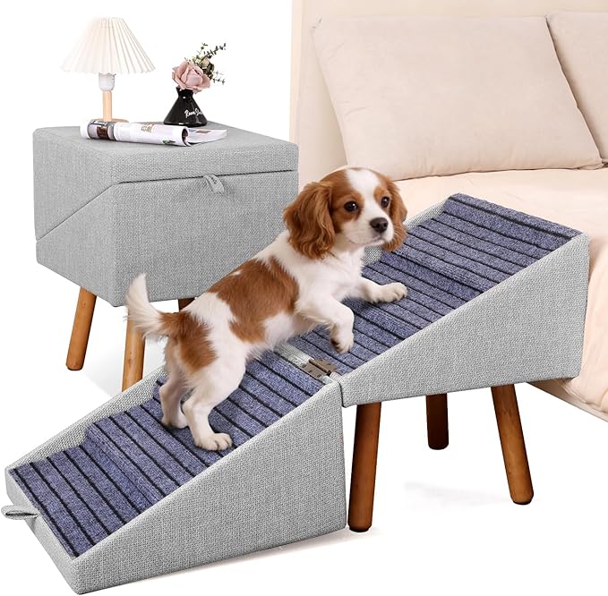 Convertible Dog Steps Bedside Table