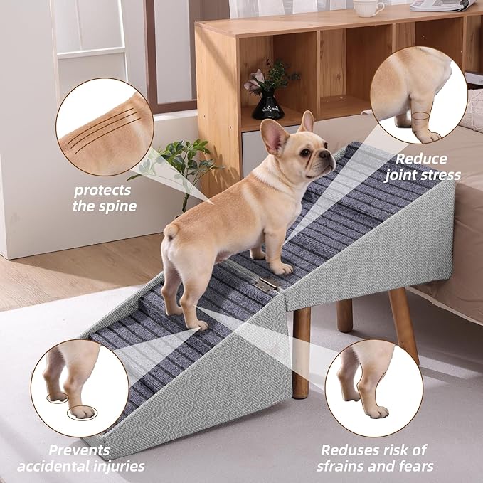 Convertible Dog Steps Bedside Table