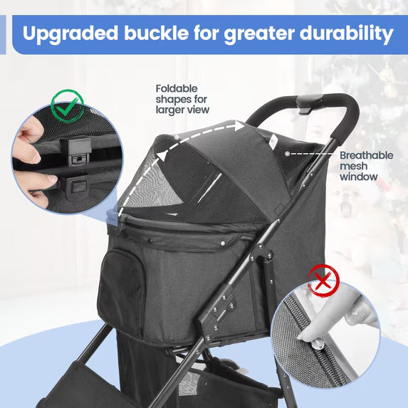 4 Wheel Pet Stroller