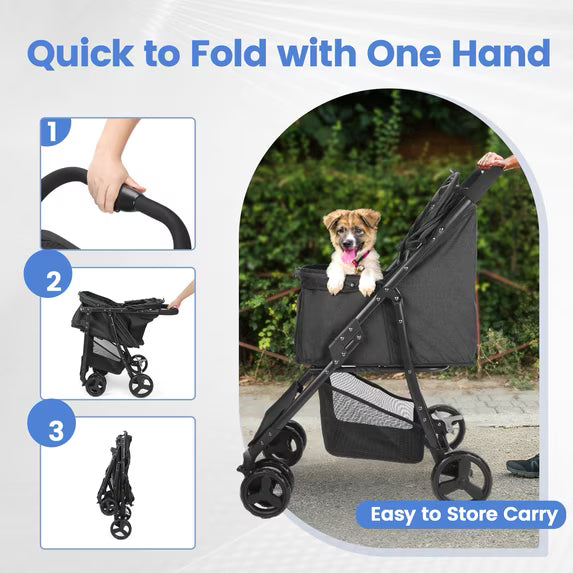 4 Wheel Pet Stroller