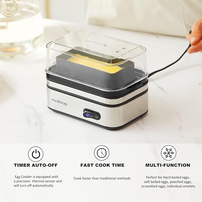 Evoloop Electric 6 Egg Cooker
