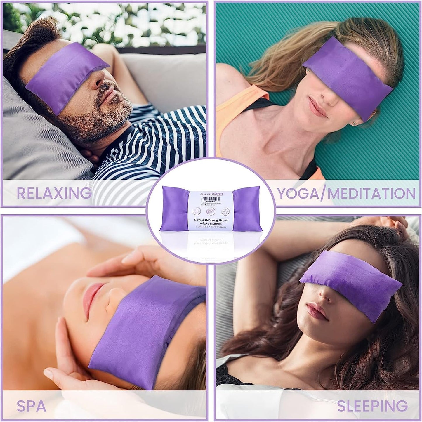 SuzziPad Lavender Eye Pillows
