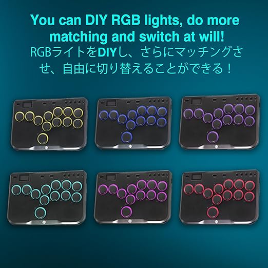 Haute42 Leverless Arcade Stick 12 Keys Controller