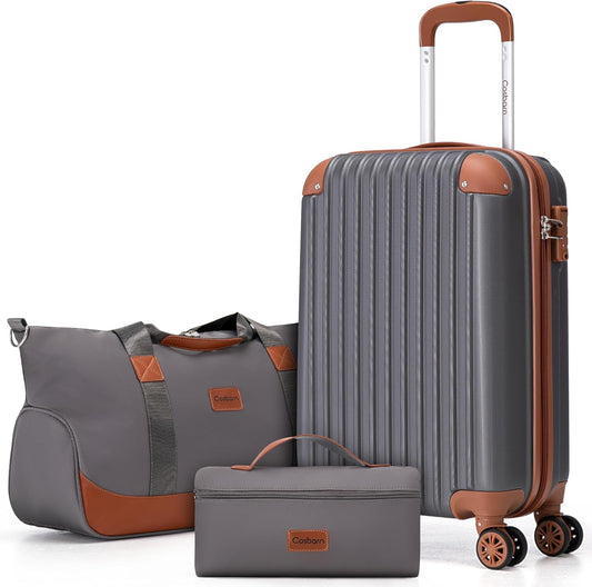 20in 3pc Luggage Set - Gray