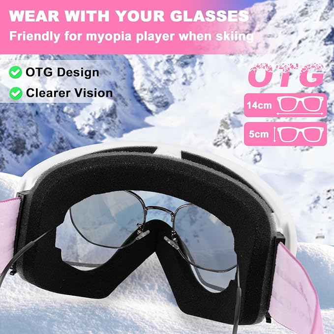Trusiel Anti Fog Ski Goggles