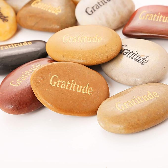 50PCS Gratitude Rocks