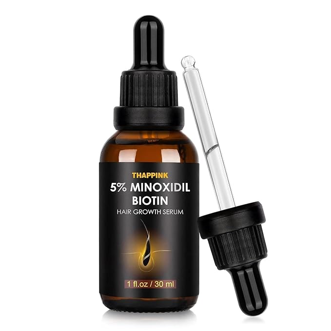 5% Minoxidil Biotin Hair Growth Serum (2pk)