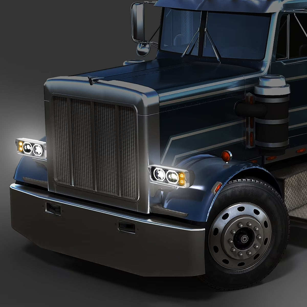 Replacement Headlight for Western Star 4800 Freightliner Kenworth 1981-2019