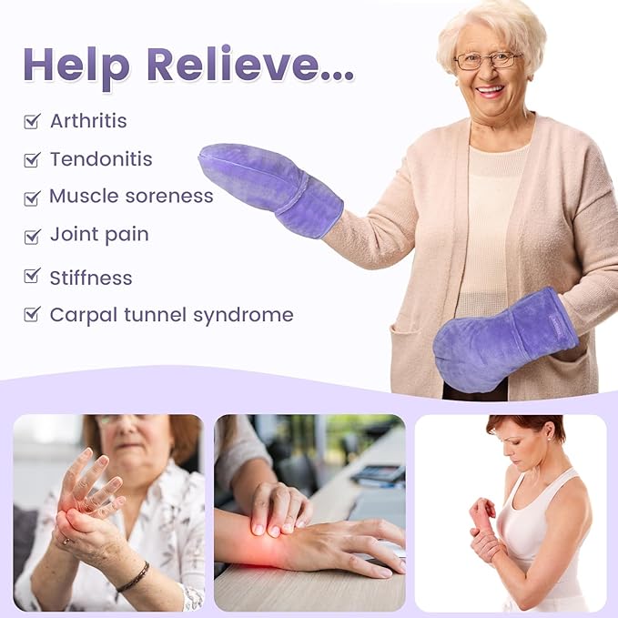 SuzziPad Microwaveable Heating Gloves