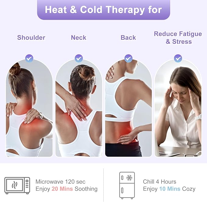 SuzziPad Neck and Shoulder Microwavable Heating Pad