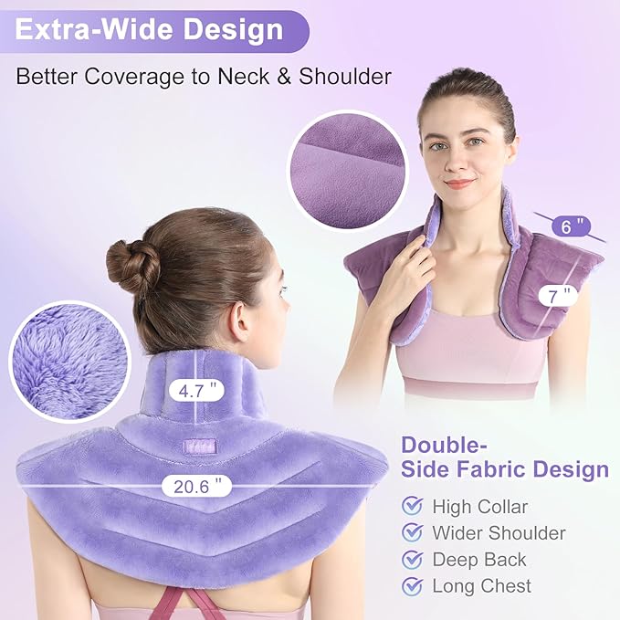 SuzziPad Neck and Shoulder Microwavable Heating Pad