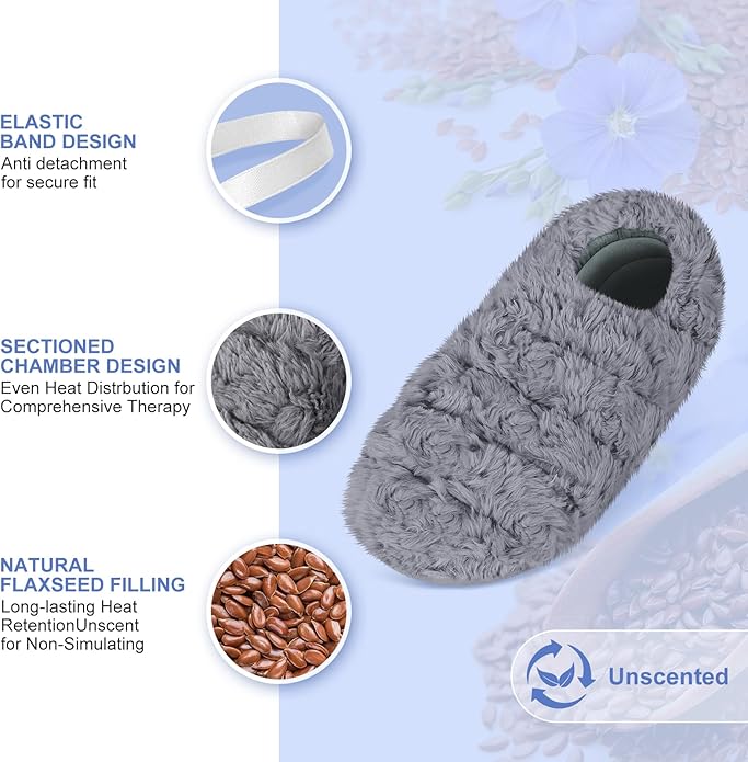 SUZZiPAD Microwavable Slippers size Large