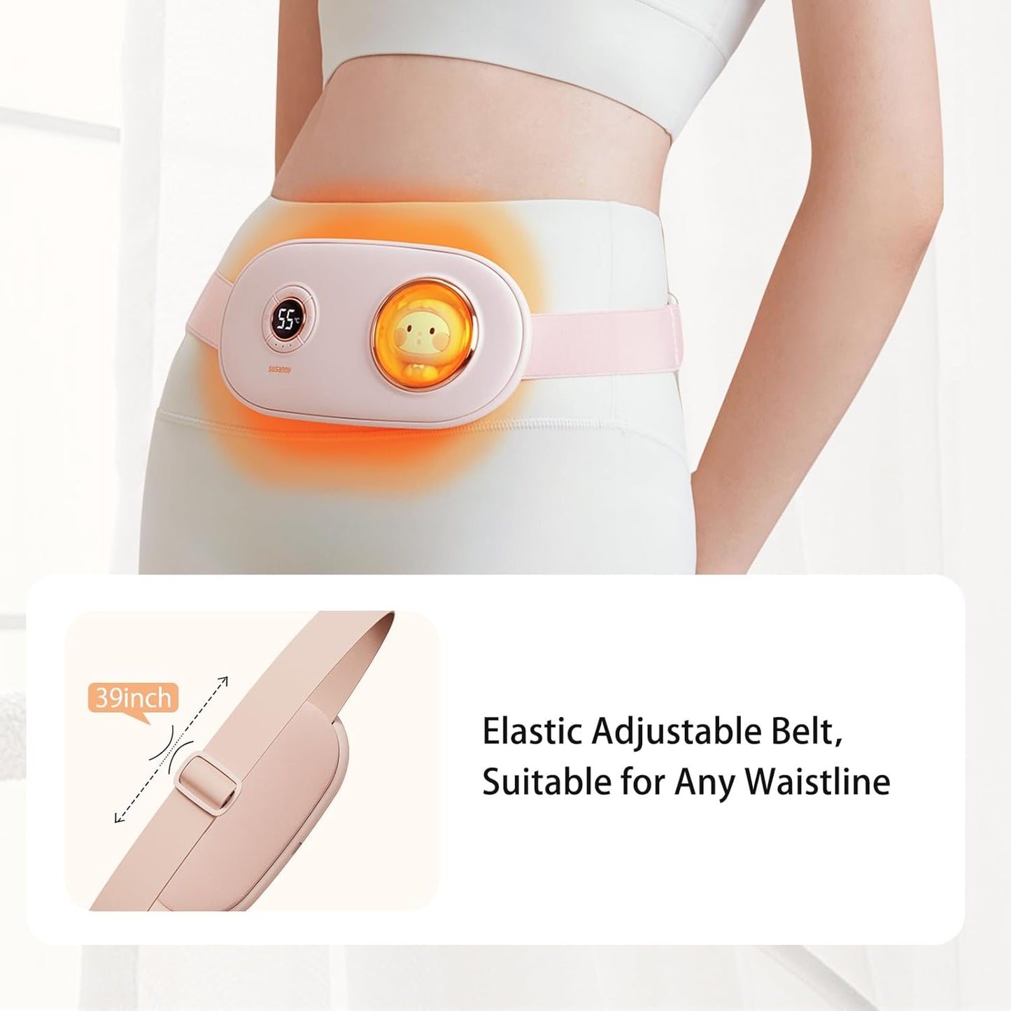 Portable Fast Heating Pad, 3 Heat Levels