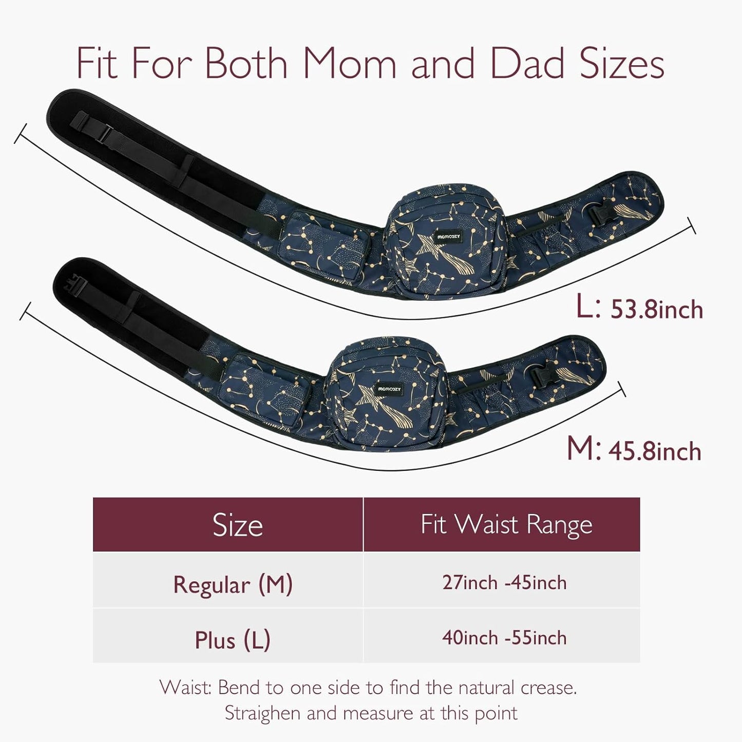 Momcozy Baby Hip Carrier - Medium