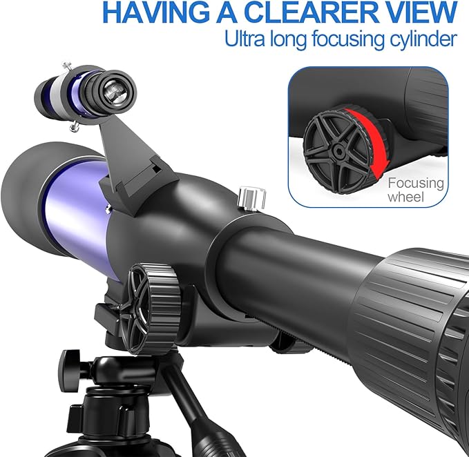 Interstellar Astronomical Telescope for Adults 70x500mm AZ
