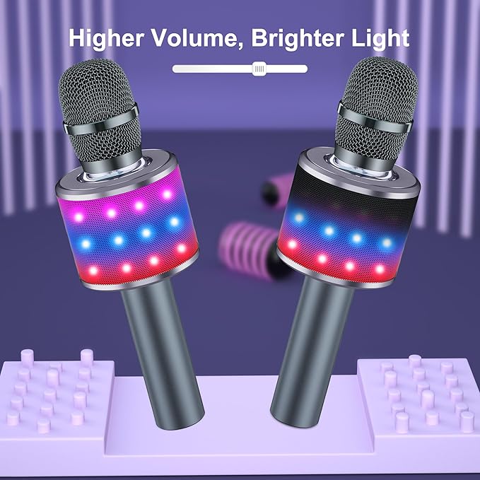 Wireless Bluetooth Karaoke Microphone - Space Gray