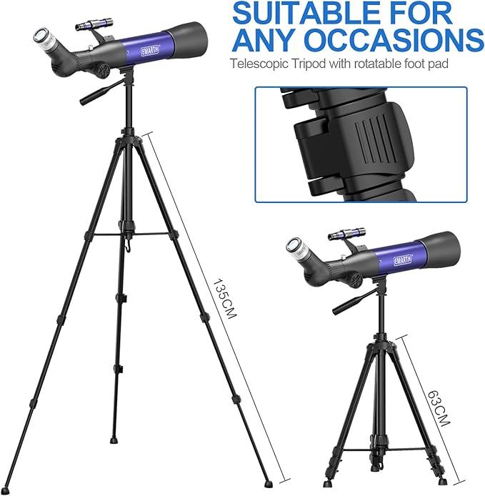 Interstellar Astronomical Telescope for Adults 70x500mm AZ