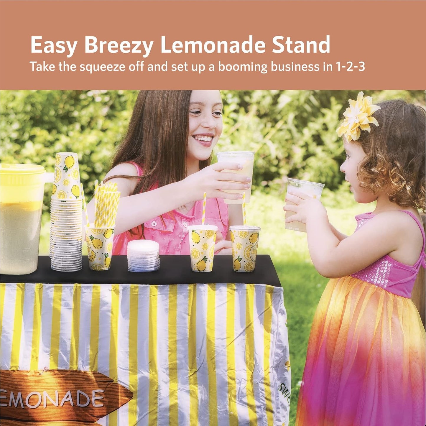 150pc Lemonade Stand Kit For Kids