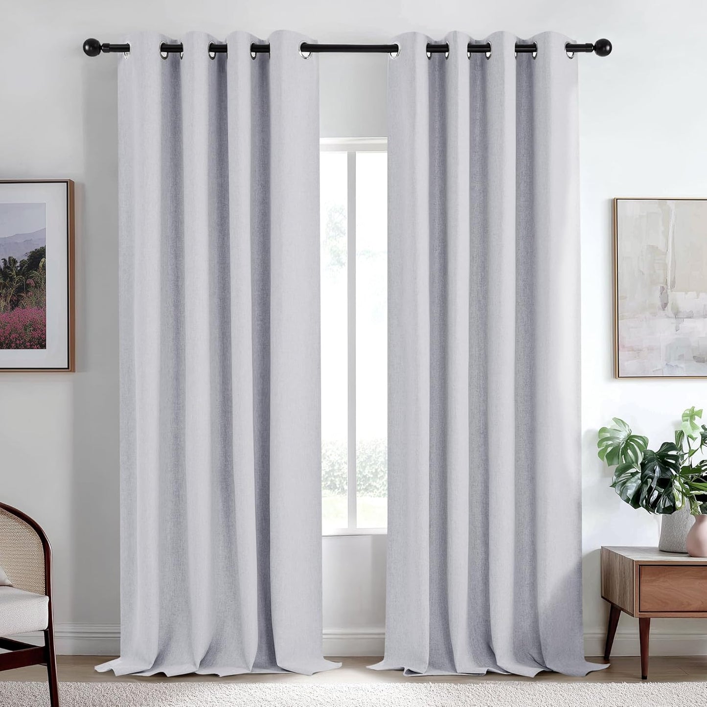 2 Panels Blackout Curtains - W42in x L84in