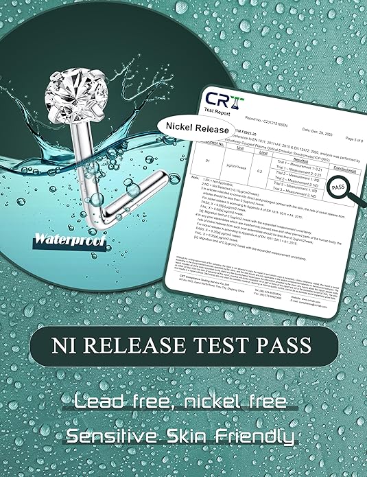 22G Hypoallergenic Nose Piercing Jewelry