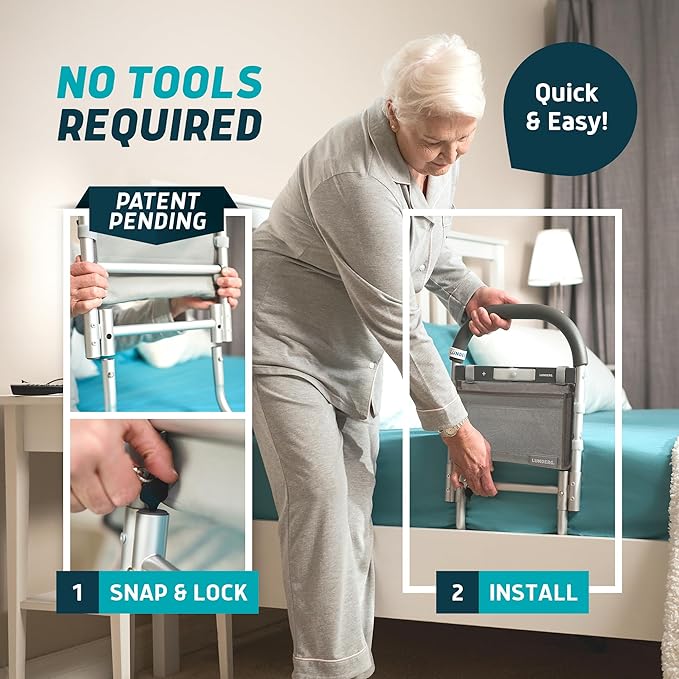 Bed Rail for Elderly Adults Safety & Post-Surgery