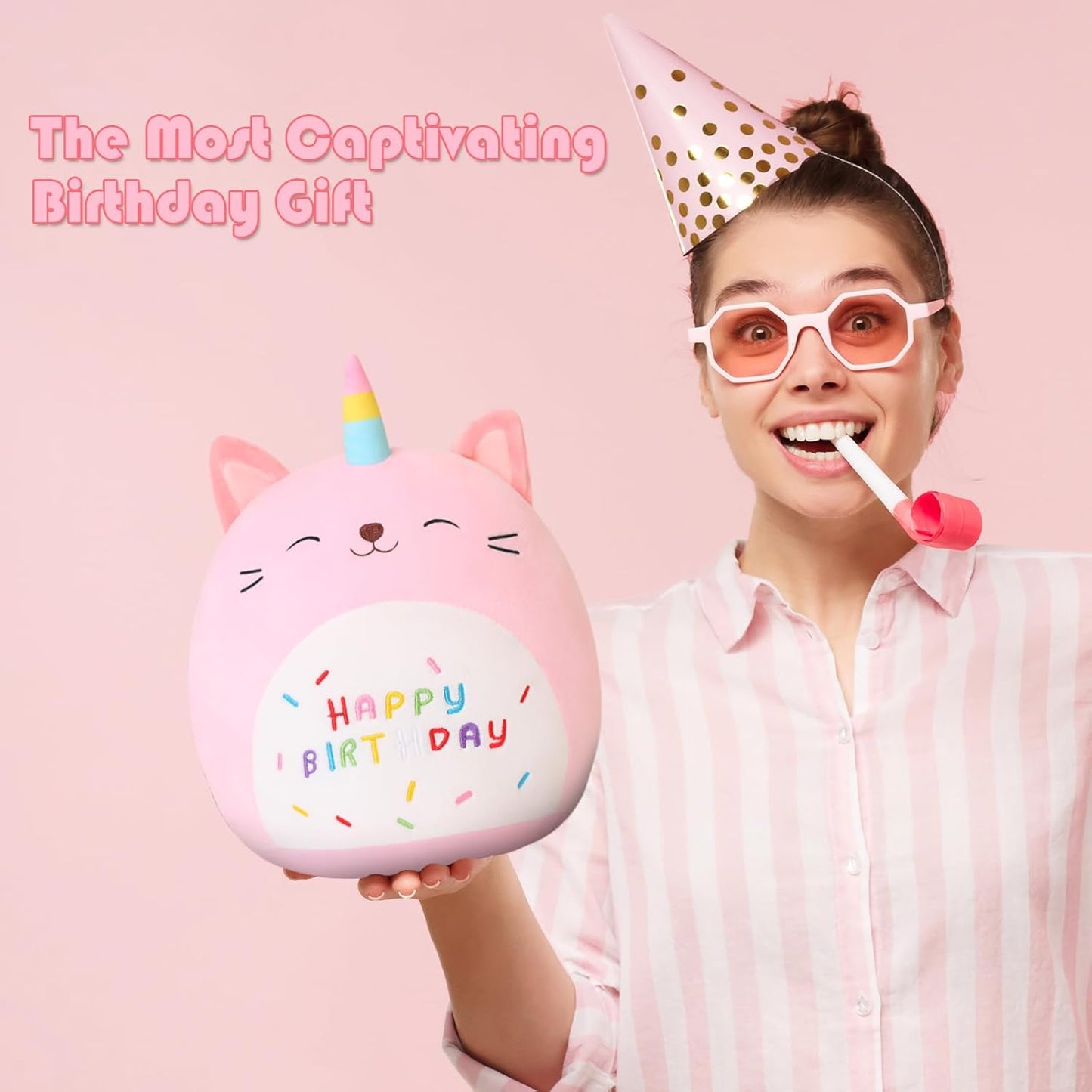 Happy Birthday Unicorn Cat