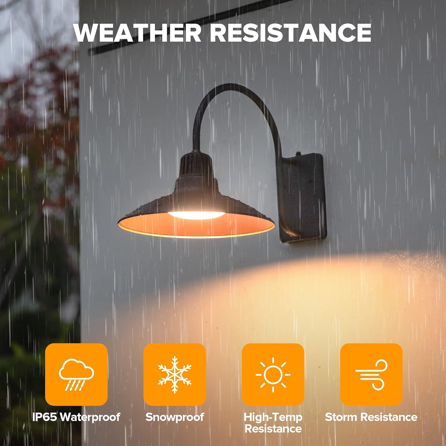 LUTEC Outdoor Gooseneck LED Light Fixture