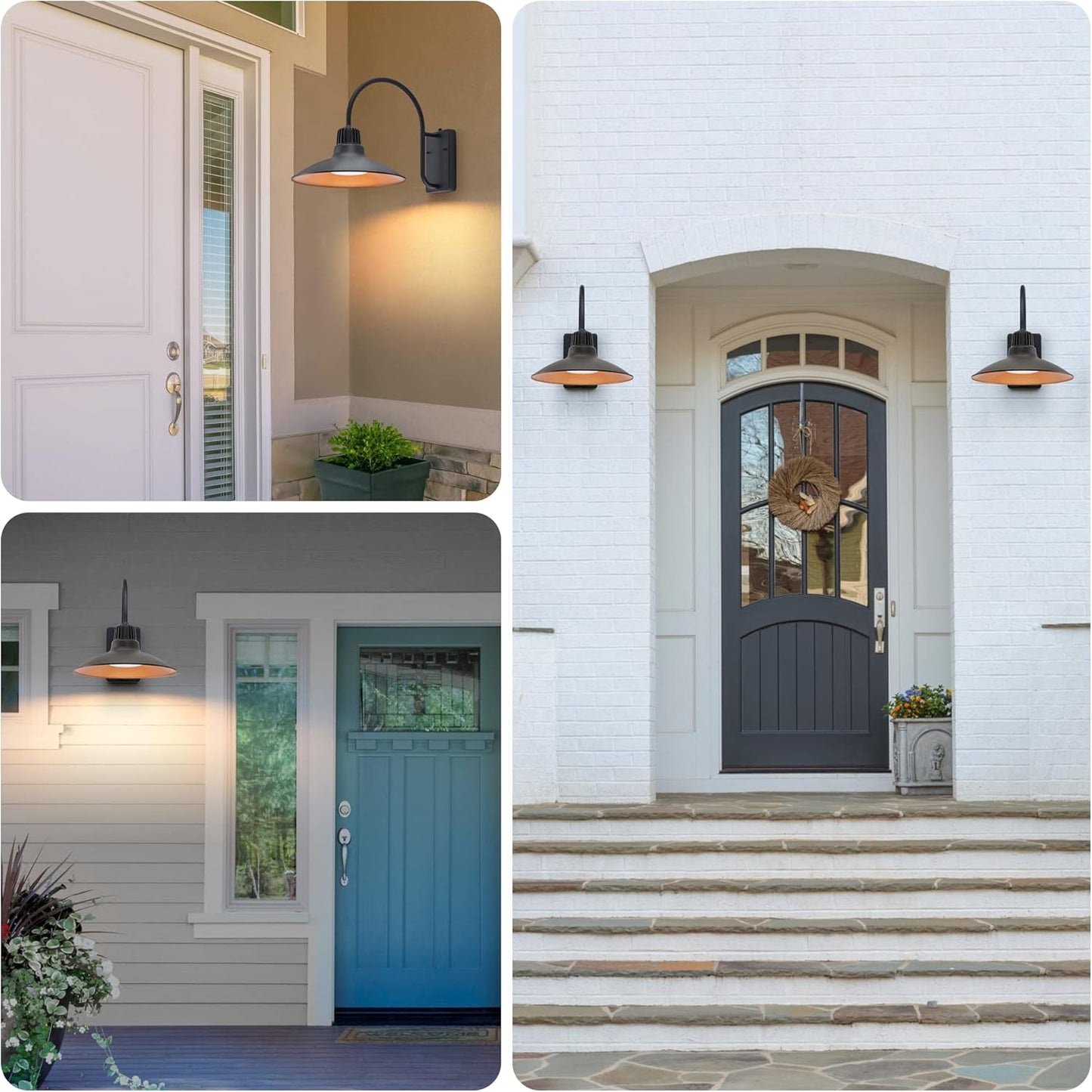 LUTEC Outdoor Gooseneck LED Light Fixture