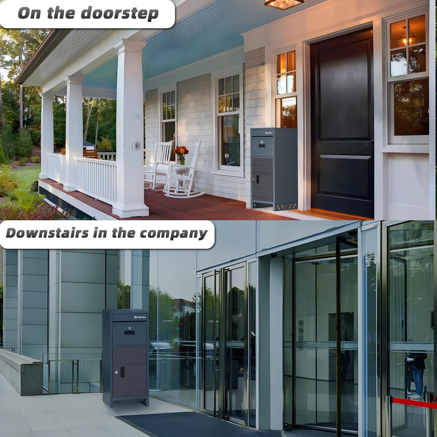 Anti Theft Package Drop Box with Lock
