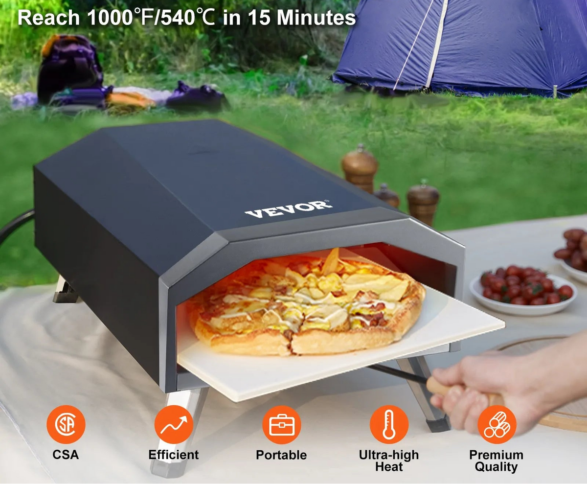 13-inch Stainless Steel Outdoor Pizza Oven