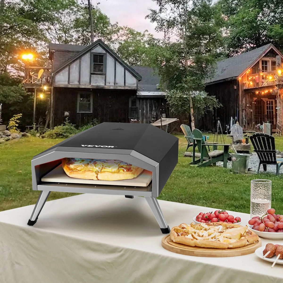 13-inch Stainless Steel Outdoor Pizza Oven