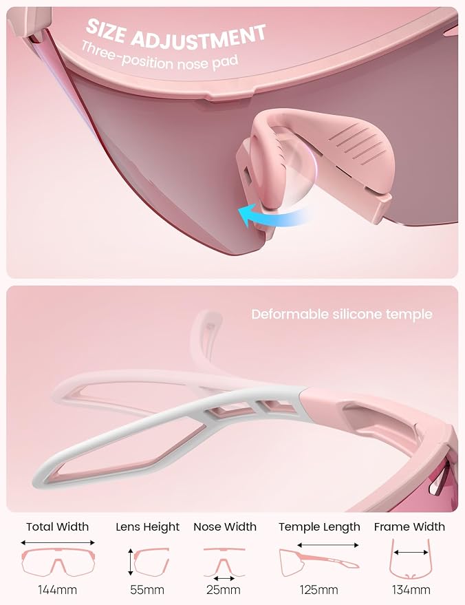 Polarized Sports Sunglasses UV400 Protection